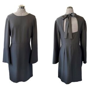 Open Back Black Dress